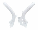RACETECH Bi-material Frame Guard White R-PRTKTMBN001