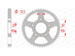 Zębatka tylna AFAM Steel Standard 10203 - 428 