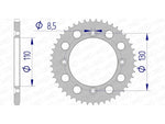 Afam aluminiowy Ultra -Light Tylny Spropet 11104 - 420