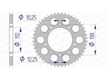 Afam aluminiowy Ultra -Light Tylny Spropet 11509 - 520