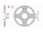 Afam Steel Standard tylny spropet 12202 - 428