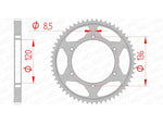 Afam Steel Standard tylny sprock 12313 - 428