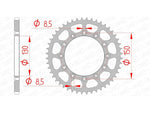 Afam Steel Standard tylny sprock 12323 - 520