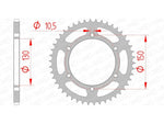 Afam Steel Standard tylny sprock 12604 - 520