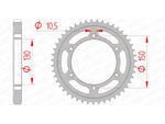 Afam Steel Standard tylny sprock 12801 - 530