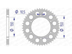 Afam aluminiowy tylny Spoket 13604 - 520