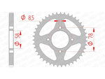 Afam Steel Standard tylny spropet 14201 - 428