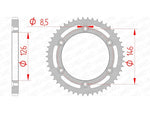 Afam Steel Standard tylny sprock 14207 - 428