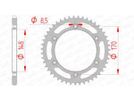 Afam Steel Standard tylny sprock 14501 - 520