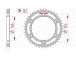 Afam Steel Standard tylny sprock 14506 - 525