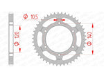 Afam Steel Standard tylny sprock 14507 - 525