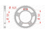 Afam Steel Standard tylny sprock 14604 - 525