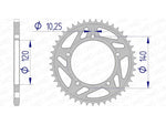 Afam aluminiowy tylny używany 15605 - 520