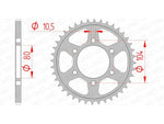 Afam Steel Standard tylna tylna mówiona 16504 - 520