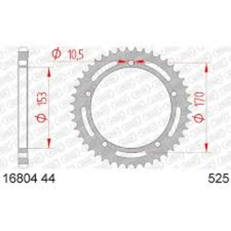 Afam Steel Standard tylny spropet 16804525