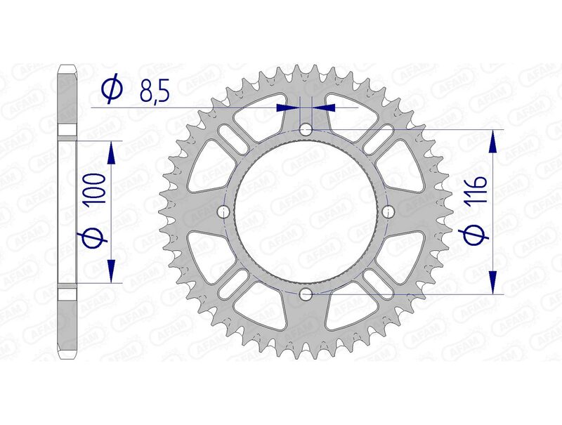 AFAM Aluminium Ultra-Light Samoczyszczący Bakdrev 17104 - 420 