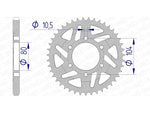 Afam aluminiowy tylny używany 17610525