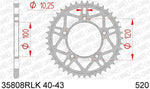 AFAM Steel Ultra-Light bakdrev 35808 - 520, högkvalitativt stål för optimal kraftöverföring. Passar Aprilia RSV4 1000 och 1100 modeller.