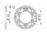 Afam Aluminium Ultra-Light Samo czyszczenie tylnego spropet 39300-520