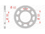 Afam Steel Standard tylny sprock 47103 - 420