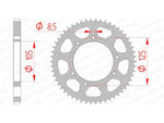 Afam Steel Standard tylny sprock 47200 - 428