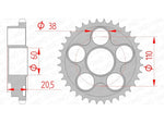 Afam Steel Standard tylny sprock 50605 - 525