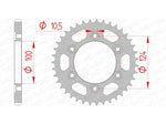 Afam Steel Standard tylny sprock 50609 - 525