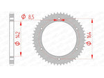 Afam Steel Standard tylny spropet 65200 - 428