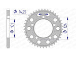 Afam aluminiowy tylny zębatek 72801 - 525