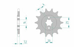 Afam Steel Standardowy przedni sprock 22305 - 520