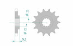 Afam Steel Standardowy przedni sprock 22601 - 630