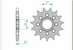 Afam Steel Standardowy przedni sprock 22901 - 525