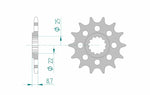 Afam Steel Standardowy przedni sprock 28402 - 520