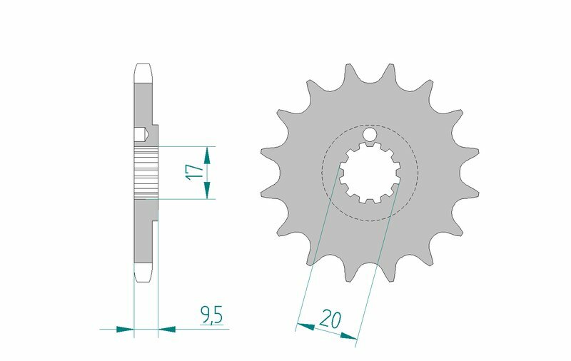 Afam Steel Self -Cleaning Front Srock 94202 - 428