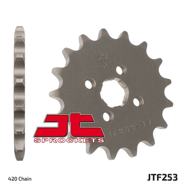 JT Sprock's Steel Standard Front Sprocket 253 - 420 JTF253.17