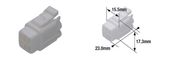 Wodoodporne złącze męskie Tourmax 090 (FRS) -4-POLE-ETP-51