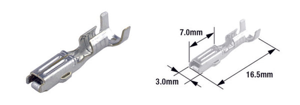 TURMAX Kobietowy końcowy typ pinu 070 (FRA) -Brass-50-pak-ETP-65