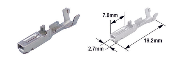 TURMAX Kobietowy końcowy typ pinu 070 (fry) -Brass-ETP-73