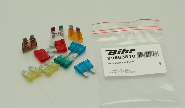 Zestaw bezpieczników Bihr 10-Pack-A001649
