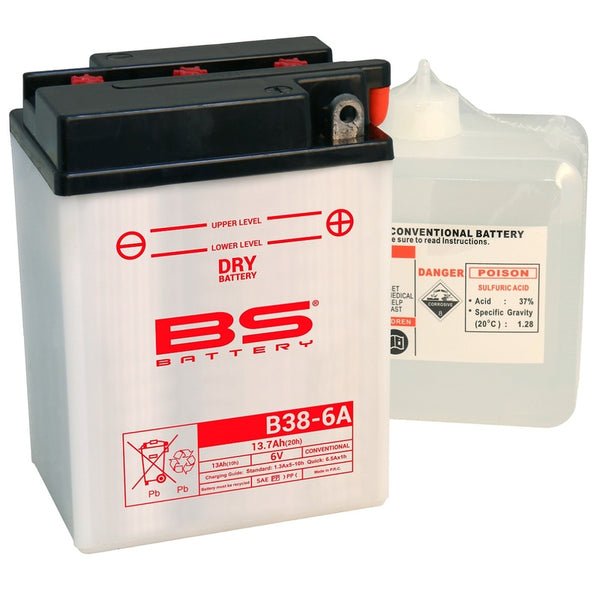 BS Battery Konwencjonalny z pakietem kwasowym - B38-6A 