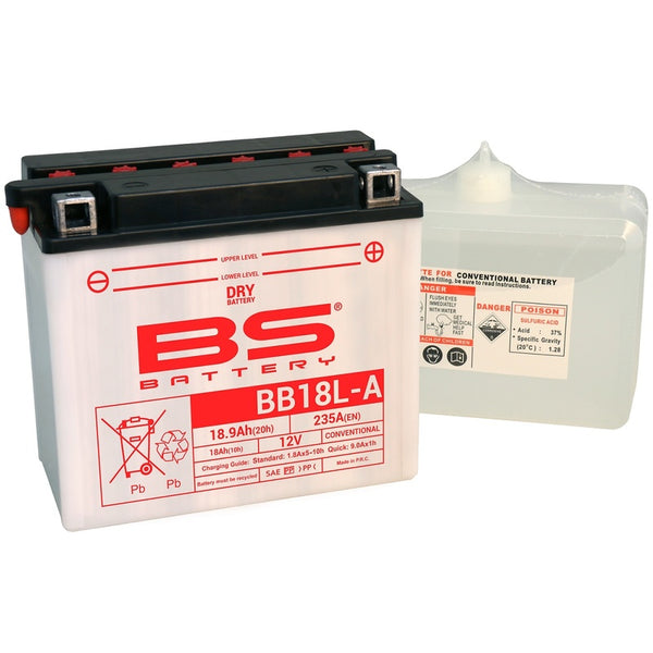 BS Battery Wysokiej Wydajności z Syrapack - BB18L-A 