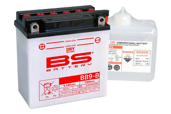 BS Battery Wysokiej Wydajności z Syrapack - BB9-B 