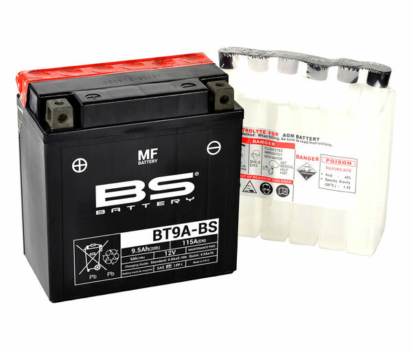 BS Battery Akumulator Bezobsługowy z Zestawem Kwasowym - BT9A-BS 