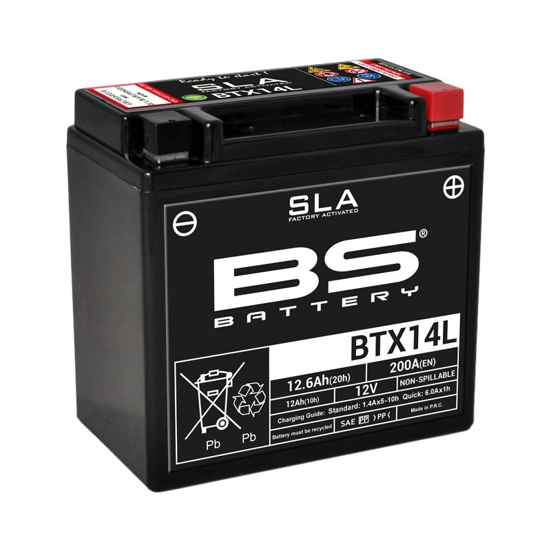 BS Bateria SLA Bateria Bez konserwacji Free Factory Active - BTX14L