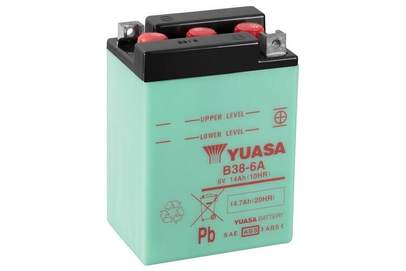 Bateria Yuasa konwencjonalna bez kwasu - B38-6a