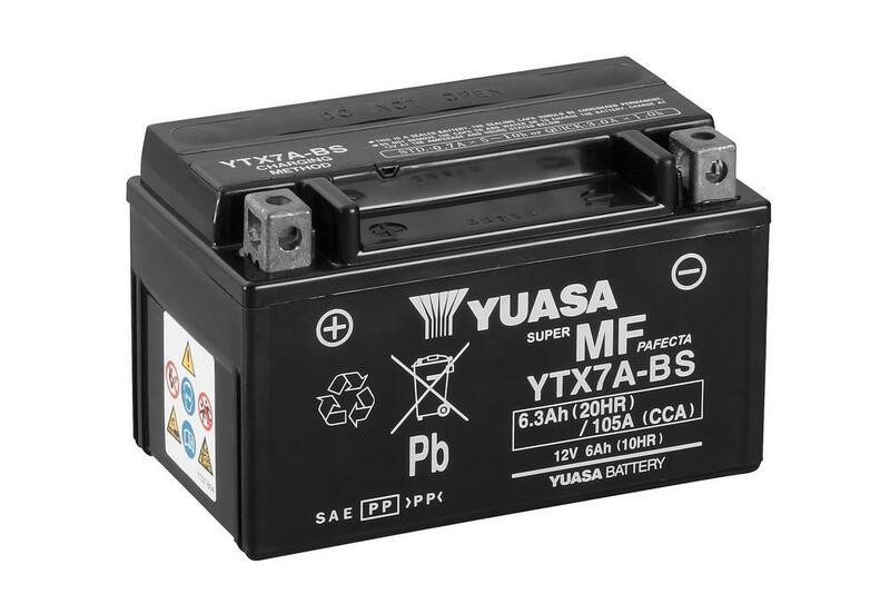 Yuasa Battery Maintenance Free With Acid Pack - YTX7A -B