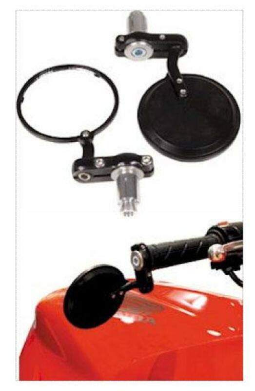 V Częściowe lusterka End Mirror - Czarna (para) A40-50080K