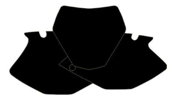 Blackbird Plate Stickers Black Yamaha YZF250 3219/000006