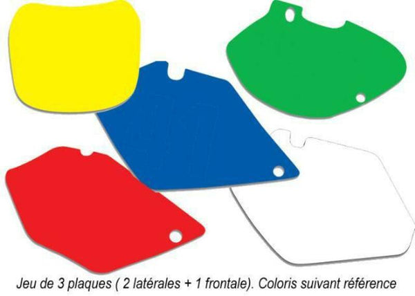 Blackbird Plate Stickers Black Kawasaki KX450F 3414/000006