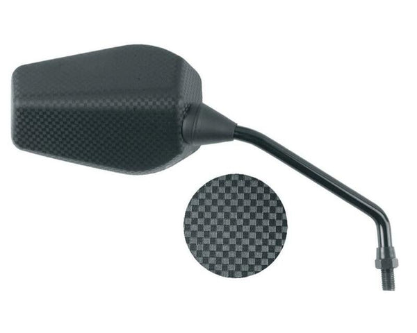 VICMA RIGHT MIRROR OEM - Carbon Derbi Senda (1pc) E416D